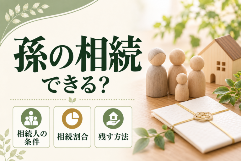 孫は相続できる？孫が相続人になるケース・相続割合・財産を残す方法を解説