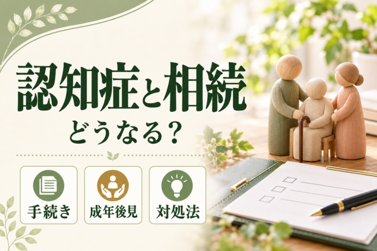 認知症の家族がいる場合の相続はどうなる？手続きの流れと対処法をわかりやすく解説